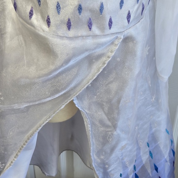 Disney Store Frozen II 2 Elsa Dress Costume‎ Girls Size 4 Princess Halloween - Picture 4 of 7